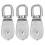10Pcs Einzelnen Flaschenzug Kran Edelstahl Draht 10