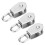 10Pcs Einzelnen Flaschenzug Kran Edelstahl Draht 4