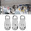 10Pcs Einzelnen Flaschenzug Kran Edelstahl Draht 12