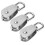 10Pcs Einzelnen Flaschenzug Kran Edelstahl Draht 6