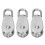 10Pcs Einzelnen Flaschenzug Kran Edelstahl Draht 3