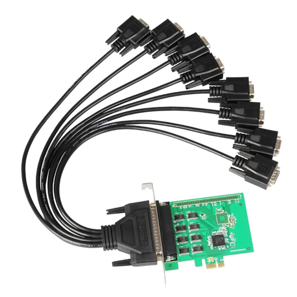 Rs232 Serial Card Pci To 8-Port 1-Set Package For Multiple Serial Devices, Stable Performance, Quality Material 9084446633023