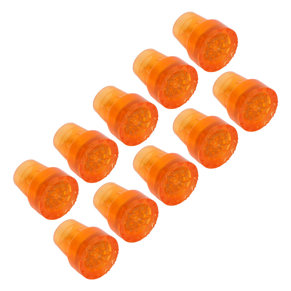 Orange Heavy Duty 19Mm Crutch Tips Non-Slip & Durable Pack Of 10