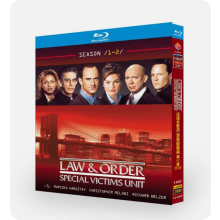 Law & Order Special Victims Unit Season 1-2： 4-Disc TV Series 1080P BD All Region New Box Set