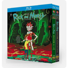 Rick and Morty Season 1-7 :6-Disc TV Series 1080P BD All Region New Box Set