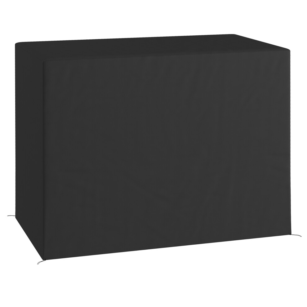 Outdoor Garden Swing Chair Cover 240L x 133Wcm UV & Water Resistant Dark Grey Protects 3-Seat Patio Swing-image-OPC-PMG92PN-NEW