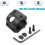 Flashlight Mount 25.4mm / 1 Inch Aluminum Scope Ring Holder Compatible With M-IOK Rail Systems Includes Hardware 3
