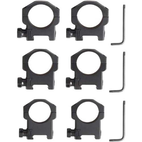 30MM Scope High Profile Heavy Mount Rings Pair For 20MM Rail Dovetail Base Optical Sight Bracket 2