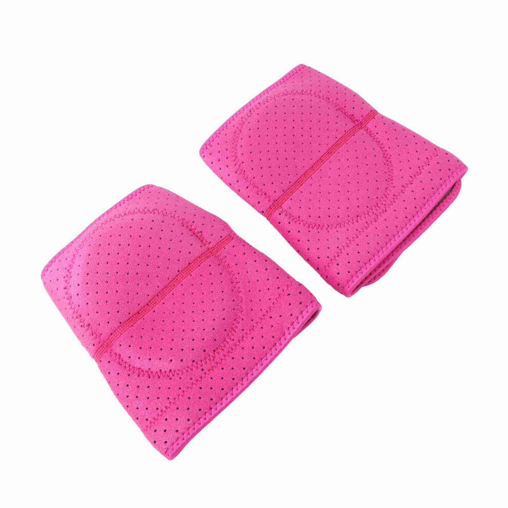 Rose Red Adjustable Collision Avoidance Knee Sleeve For Dancing & Work 7891356079900