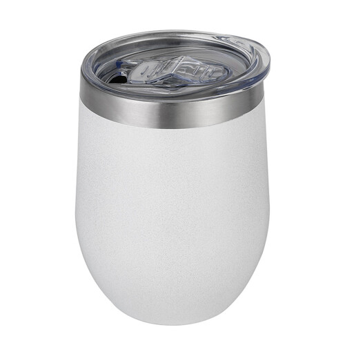 Edelstahl-Thermobecher 12oz 360ml Weiß 1