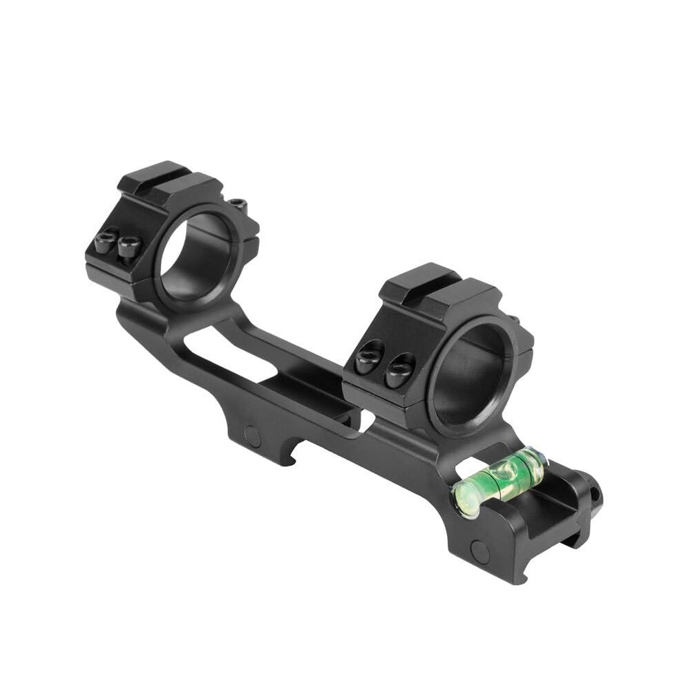 25.4/30Mm Dual Ring Optics Scope Cantilever Mount With Bubble Level Top Picatinny Rails Aluminum Alloy Tube Clamp 9354506554958