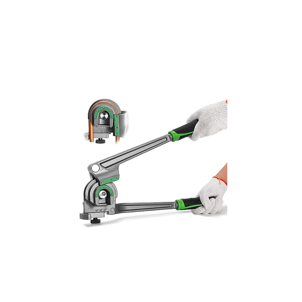 3-In-1 Tube Bender Tool For Hvac, 180-Degree Bend For Copper And Aluminum Pipes, Ac And Refrigerator Repair 9354506554996