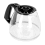 Tefal Universal Glass Coffee Jug for Coffee Machines / Makers. Clear / Black Handle 1
