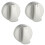 Belling Belling E662 E663 664 E664W Silver Cooker Oven Gas Hob Control Knob Switch X 3 1