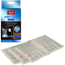 Melitta Anti-Calc Descaling Powder For Coffee Machine, Kettles. 6 x 20g Sachets