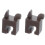 Bosch Bosch Oven Combi Microwave Clip Plug Grille Socket Ceramic Holder 00637443 X 2 5