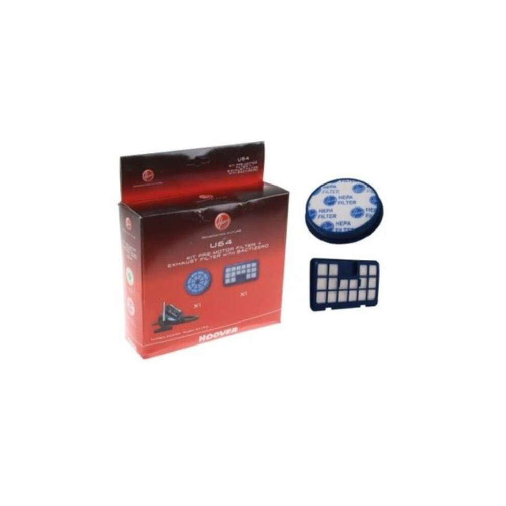 Hoover Filter Kit 35601223 Re71 U64 Vacuum Cleaner Pre Motor And Exhaust Filter