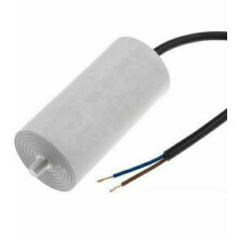 Universal Start Run Capacitor Mfd 6Uf With 20Cm Of Cable Connectors[1.5 Uf]