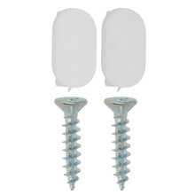 Beko Fridge Freezer Handle Kit In White With Screws 4936741900 Genuine Part