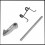 Hoover Genuine Hoover Candy Washing Machine Door Handle Catch Latch Spring Axle Kit 1