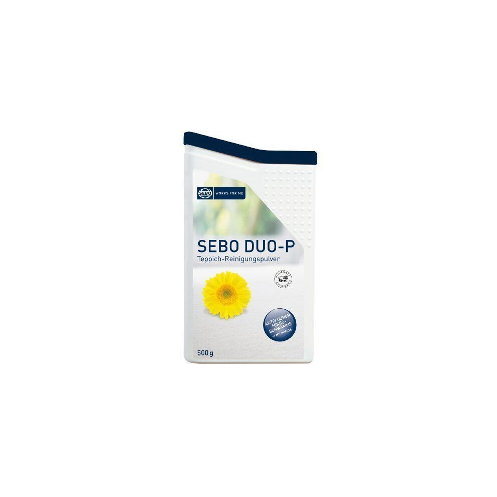 Sebo Duo-P Clean Box 500 Grams In Airtight Box With Lid Brush 0478 Genuine Part