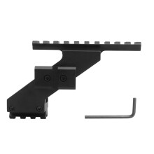 Tactical Top & Buttom Picatinny Weaver Extended Mount For Scope Sight Lightweight Aluminum Alloy Rail Compatible