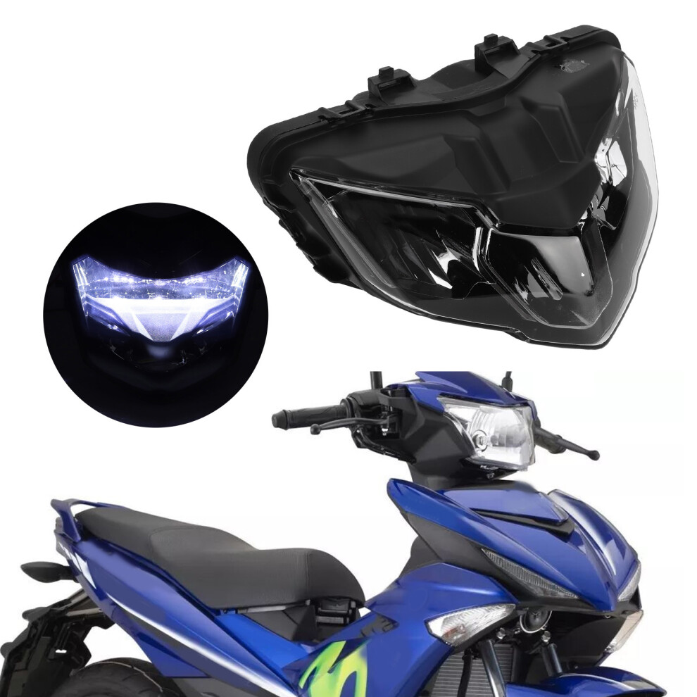 Motorcycle LED Headlights V2 Smoked Waterproof Rustproof Easy Install-image-OPC-PMGB5HG-NEW