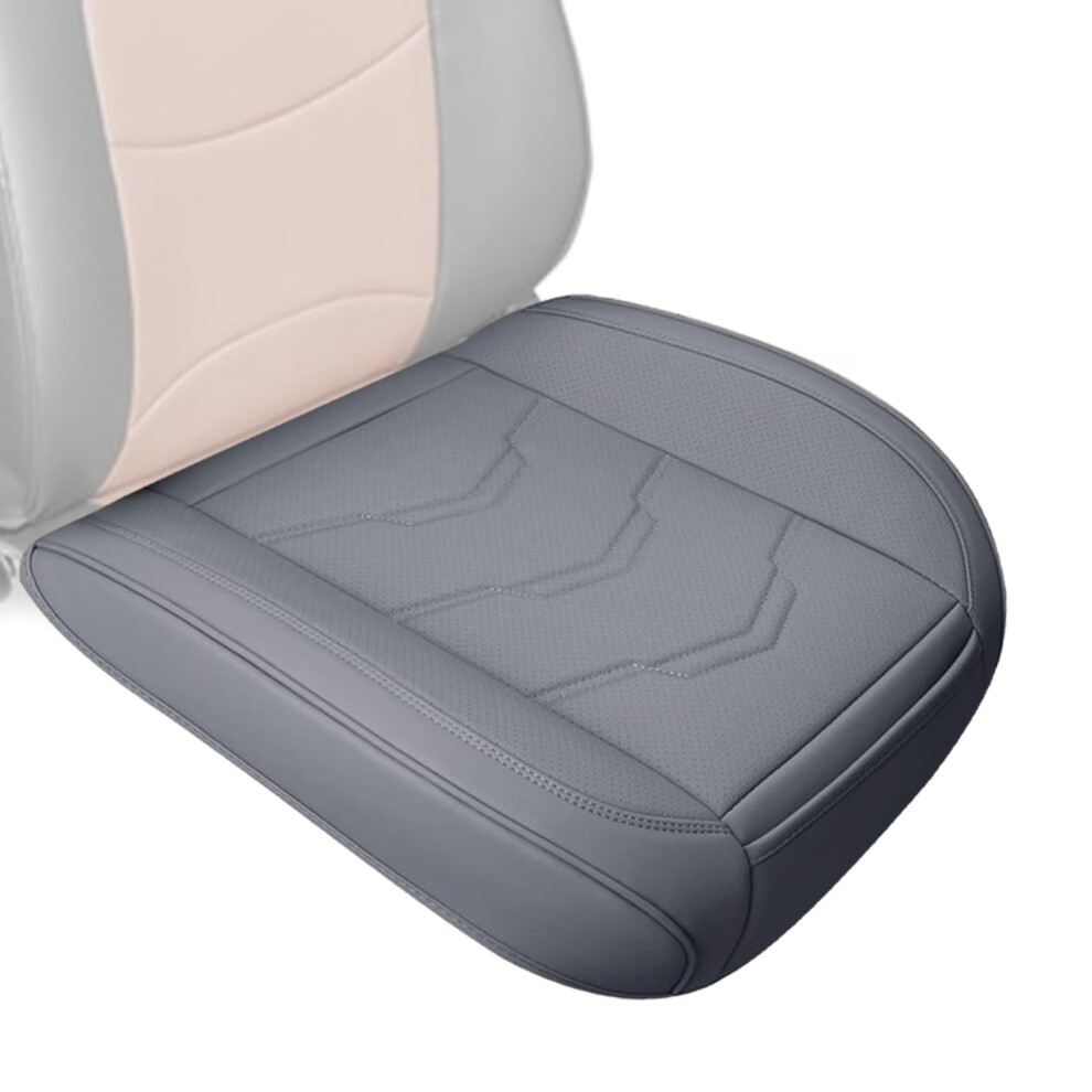 Leather Lower Seat Cover Front Seat Covers Leather Cushion Pads Compatible With Minivan Racing Car Sedan Truck Caravan 9084446634006