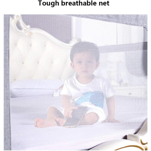 Safety Anti-Fall Bed Guardrail A2 2m Adjustable Breathable Vertical Lifting Bed Rail Protective 1