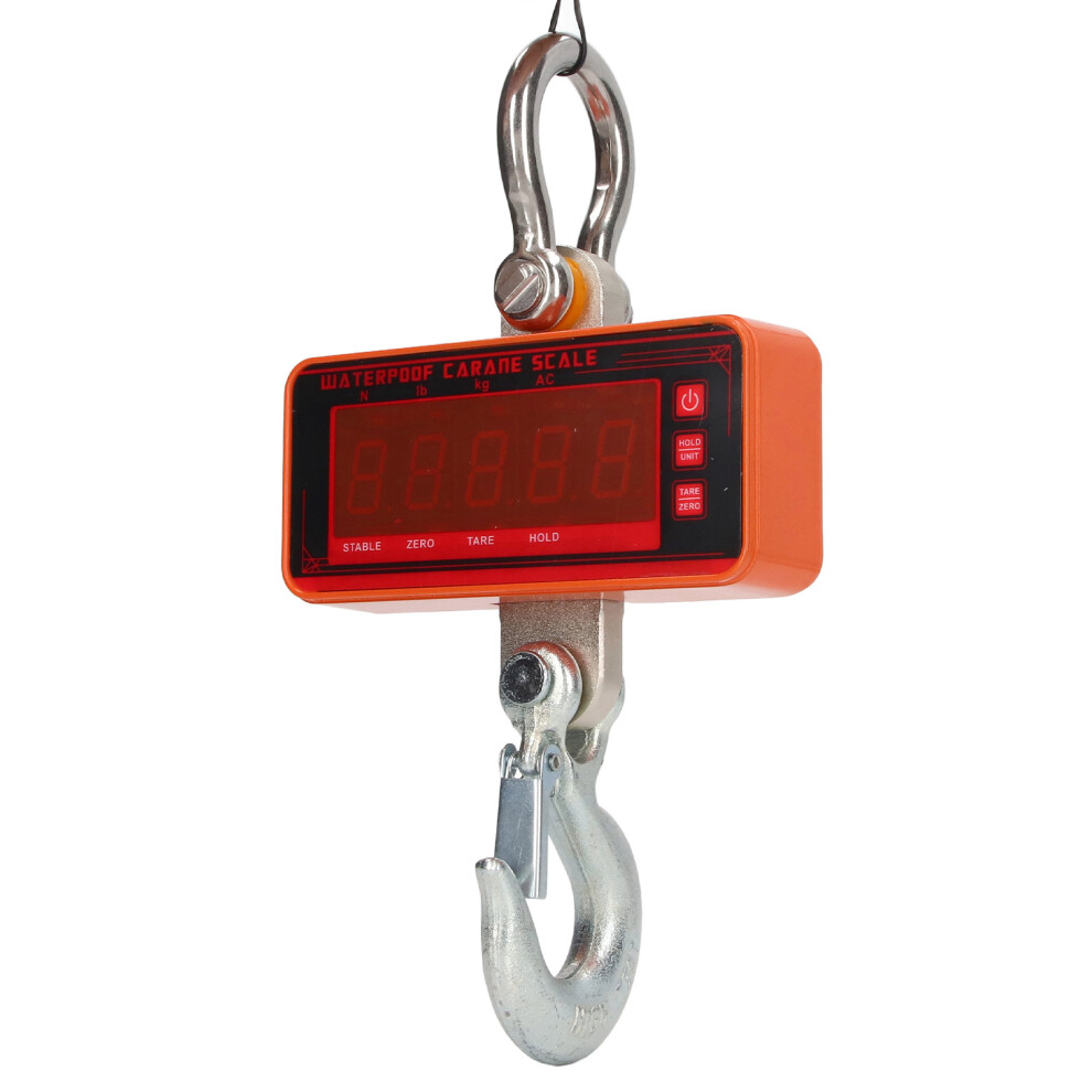 Digital Hanging Scale 1000KG/2000LB with Remote LED Display, Orange-image-OPC-PMGB8CT-NEW