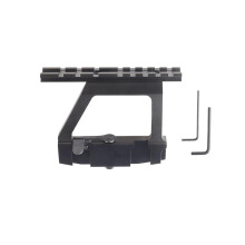 Aluminum Alloy Side Scope Mount 21mm Picatinny Rails For Scope Optic Bracket Tactical Side Rail Lock Mount Base