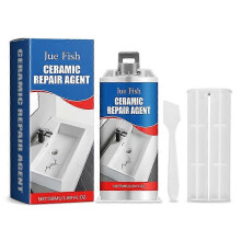 (As show, One size) 50ML Tile And Ceramic Glaze Repair Paste Fix Tub Chips and Sink Cracks with Super Adhesion for Porcelain Ceramic Enamel1