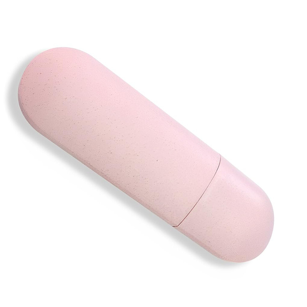 Pink Toothbrushes Travel Toothbrush Case Portable Toothpaste Cover Camping Toiletry Box