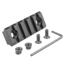 Rifle Scope 21mm Mount 5-Slot Picatinny Rail 58mm With Rail Shotgun Accessory Flashlight Mount