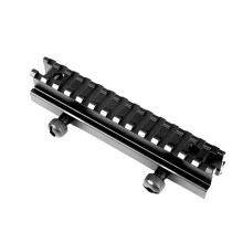 Tactical Hunting Riser 1-Inch Rise Scope Mount For 20mm Picatinny Rail Airsoft Rifle Accessory Flashlight Base