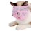 Adjustable Pink Breathable Mesh Cat Muzzle, Bite & Bark Proof, S Size 12