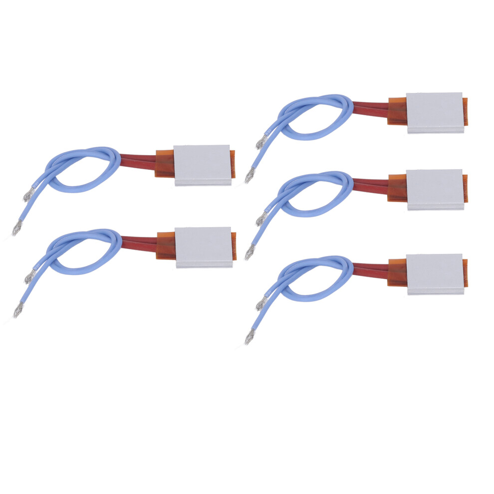 Safe 5Pcs 12V Ptc Heating Element 110C Thermostat Heater Blue 4651356121053