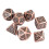 7pcs Metal Polyhedral Dice Set，Unique Safe Gear Pattern for RPG, Portable 13