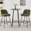 AINPECCA (GREEN) 2PCS Bar Stools Velvet Spring Cushion Home 9