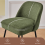 AINPECCA (GREEN) 2PCS Bar Stools Velvet Spring Cushion Home 3