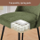 AINPECCA (GREEN) 2PCS Bar Stools Velvet Spring Cushion Home 4