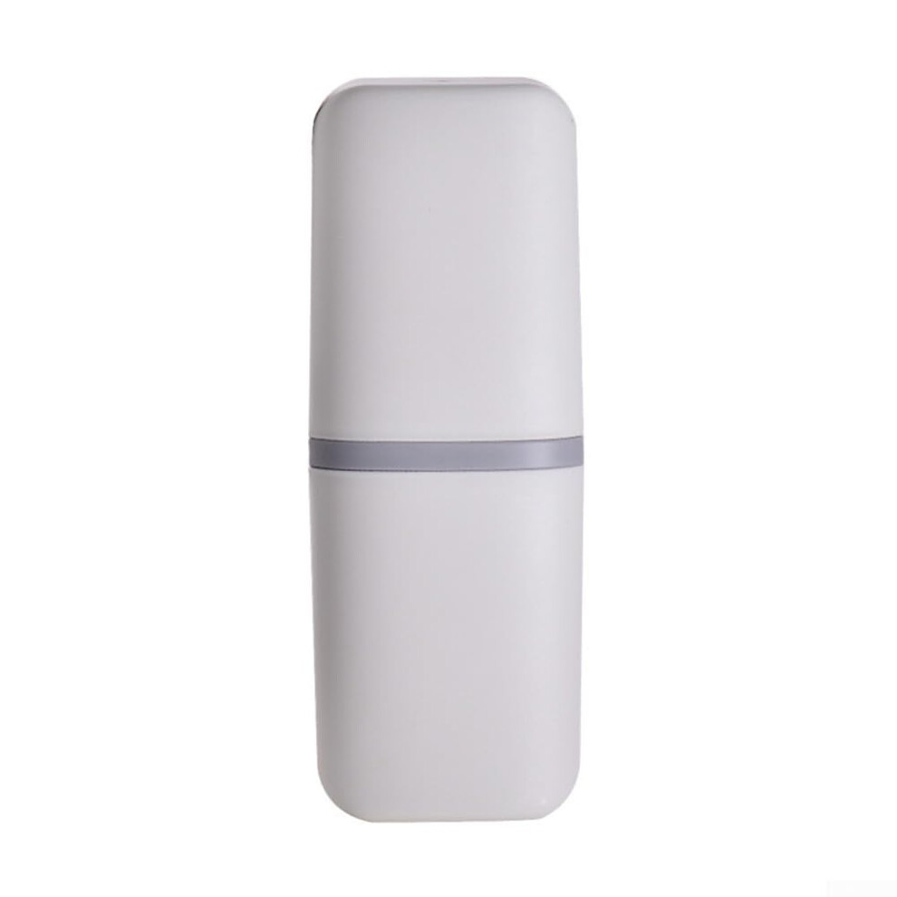 White Lightweight Toothbrush And Toothpaste Storage Box Travel Case For Business Trips And Camping