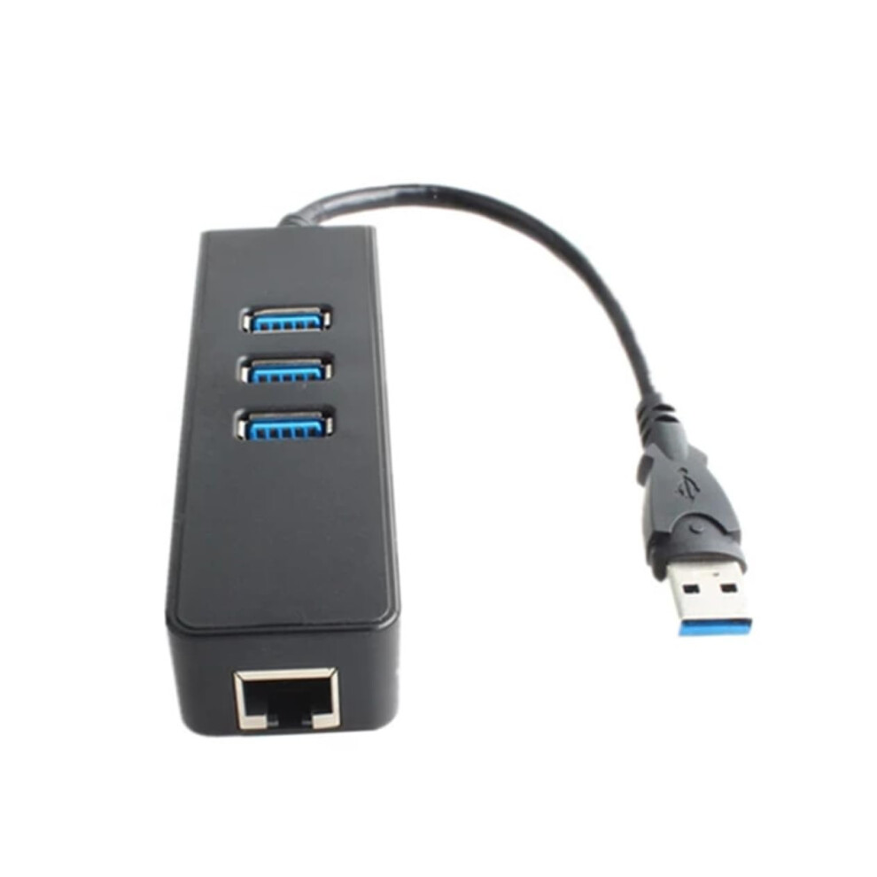 Gigabit Ethernet Adapter Usb To Ports Hub Vista Compatible High-Speed Network 9067246343378