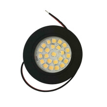 (As show, 1pcs) 3x 12v Black Led Touch Sensitive On Off Warm Spot Light Motorhome Camper