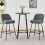 AINPECCA (GREY) 2PCS Bar Stools Velvet Spring Cushion Home 10