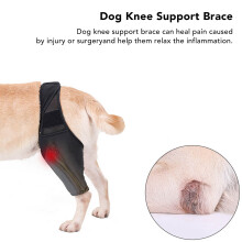Rodillera para perros de neopreno ajustable y transpirable XL