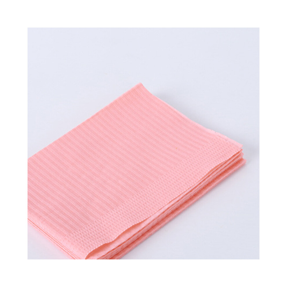 Pink 125Pcs Waterproof Disposable Tablecloth For Nail & Lash Salon