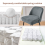 AINPECCA (GREY) 2PCS Bar Stools Velvet Spring Cushion Home 8