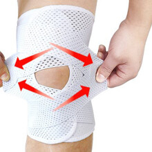 Ultra Thin Breathable White Knee Brace for Patella & Meniscus Support XL