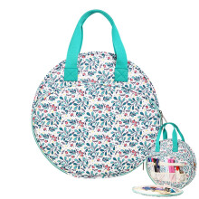 Embroidery Accessories Organizer Round Storage Bag With Multiple Pockets Knitting Bags For Beginners